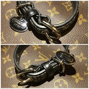 NWT Authentic Coach Signature Dog Collar
